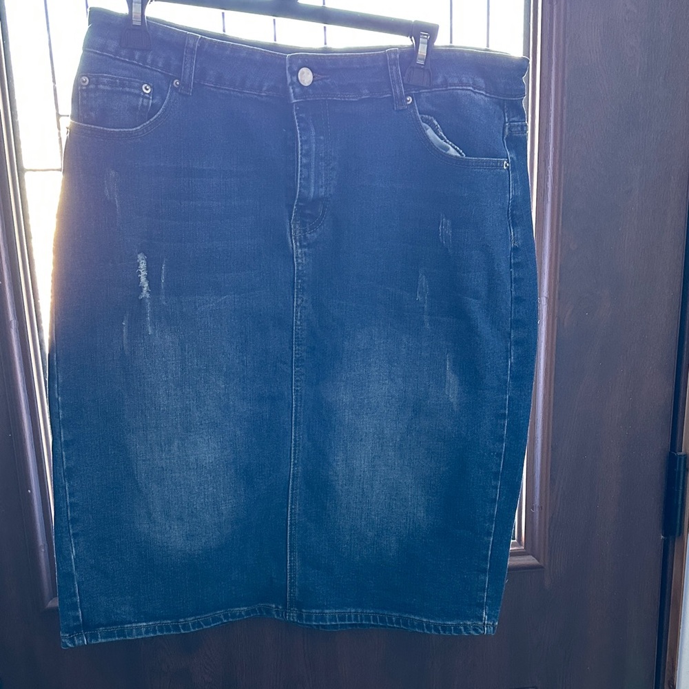 Denim Blue Women's Skirt